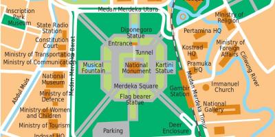 Karta av office Jakarta