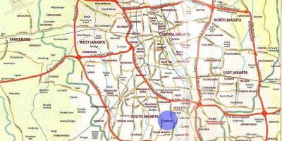 Karta över kemang Jakarta